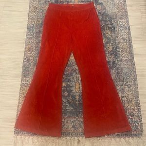 coral aerie flare pants